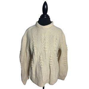 Vtg Wool Knit Fisherman’s Sweater